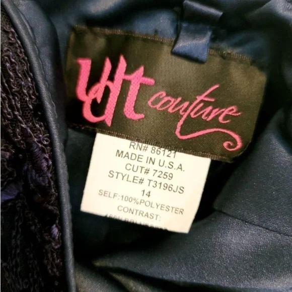 Blue Strapless Sweetheart Fit and Flare Dress - Picture 3 of 9